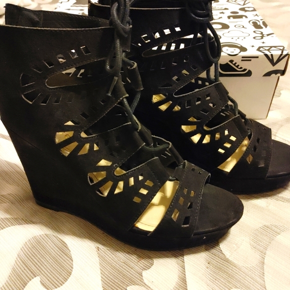 Open Toe Booties - Picture 1 of 2